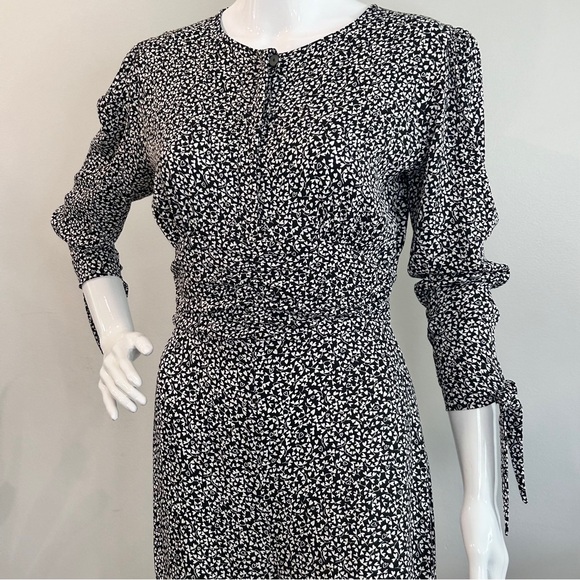 Rouje Wanda Jumpsuit In Black & White Micro Floral - Picture 9 of 15